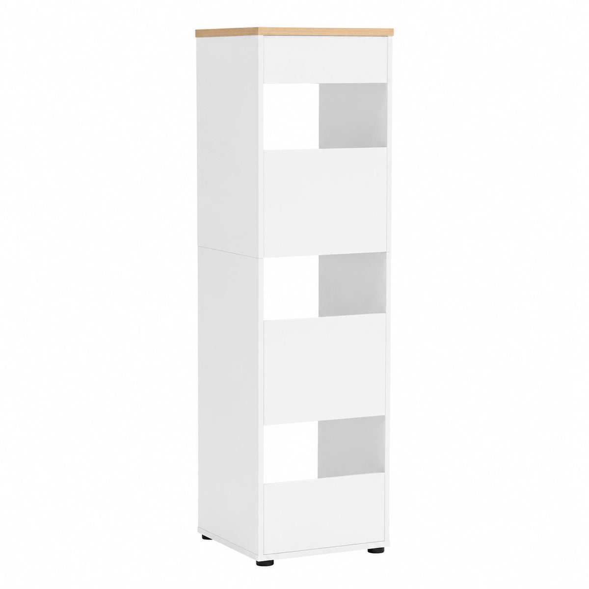 Armadietto Multiuso Bianco Opaco 45x60x155 cm - Solea di Schildmeyer