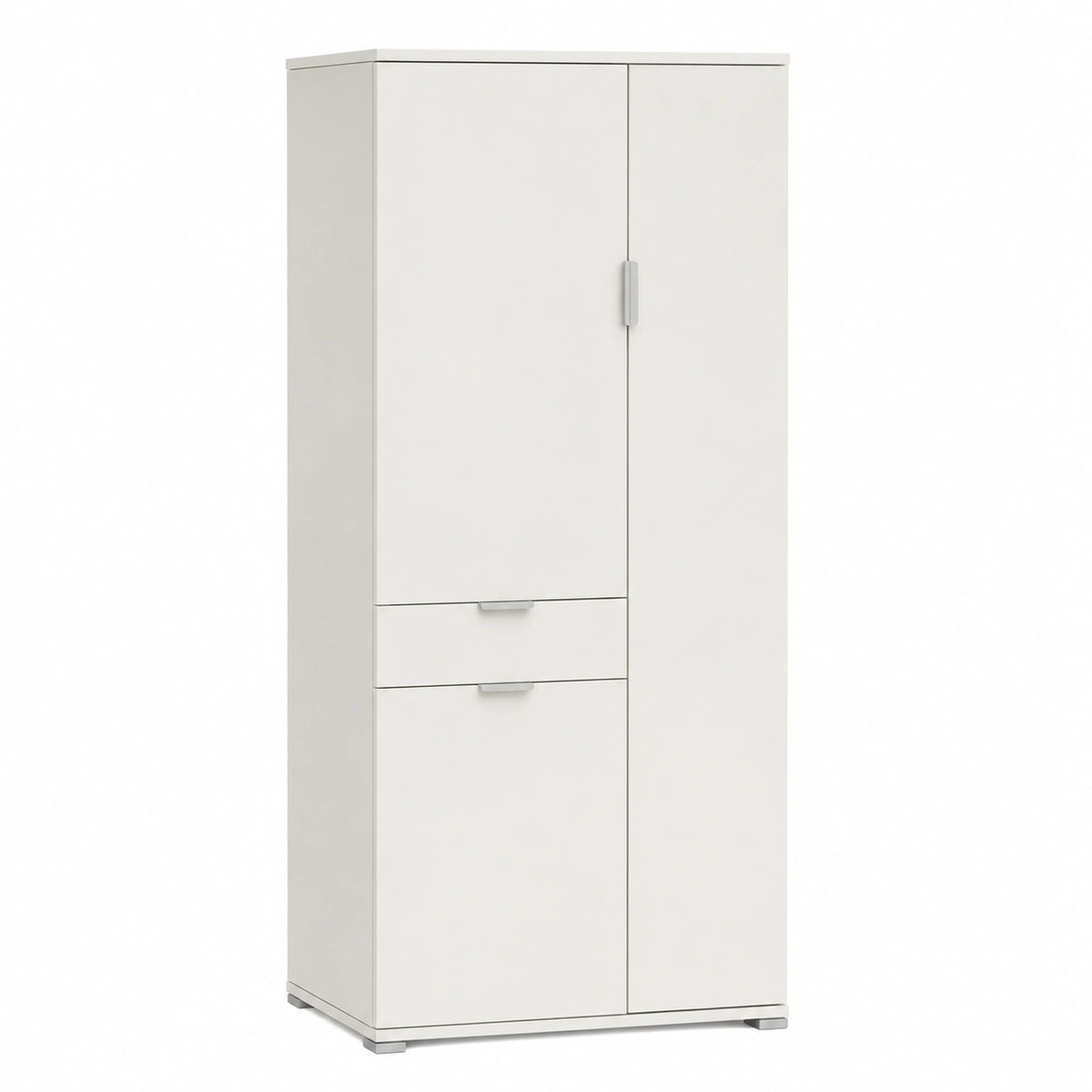 Armadio a due ante bianco 75x38x174 cm